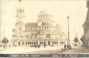 1924 Sofija, Sofia; Hram-pametnik Sveti Aleksandar Nevski / Alexander Nevsky Cathedral. photo (EK)