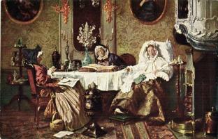 60 db RÉGI művész motívumlap / 60 pre-1945 art motive postcards