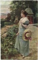 53 db RÉGI hölgy motívumlap / 53 pre-1945 lady motive postcards