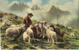 27 db RÉGI Stengel művész litho motívumlap / 27 pre-1945 Stengel litho art motive postcards