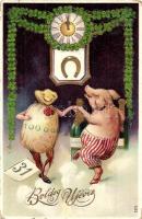 51 db RÉGI üdvözlőlap, sok karácsonyi, dombornyomott és litho / 51 pre-1945 greeting art postcards, ...