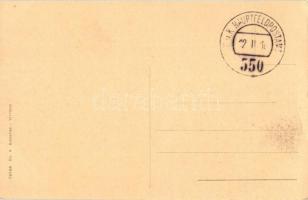 Sarmede, view with church. Ed. Bigontina + K.u.K. Hauptfeldpostamt 550. (EK)