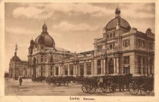 1916 Lviv, Lwów, Lemberg; Dworzec / Bahnhof / railway station, horse-drawn carriages (EB)