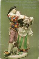 42 db MODERN porcelánokat ábrázoló motívumlap / 42 modern motive postcards with porcelains