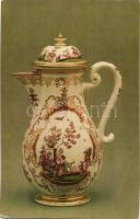 42 db MODERN porcelánokat ábrázoló motívumlap / 42 modern motive postcards with porcelains