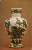 42 db MODERN porcelánokat ábrázoló motívumlap / 42 modern motive postcards with porcelains