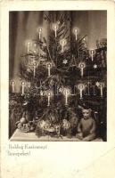 11 db VEGYES újévi és karácsonyi üdvözlőlap / 11 mixed New Year and Christmas greeting cards