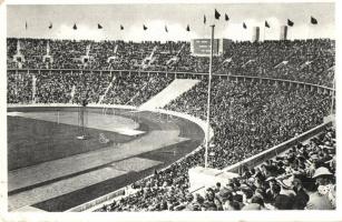 2 db RÉGI képeslap a Berlini olimpiai stadionról / 2 pre-1945 postcards of the Berliner Olympic stadium