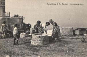 4 db RÉGI külföldi képeslap: Vilna, Marchegg, San Marino, Athens / 4 pre-1945 European town-view pos...