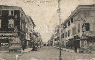 1918 Palmanova, Borgo Udine, Farmacia / street view, shops, pharmacy (EK)