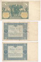 Lengyelország 1929. 10Zl + 1930. 5Zl (2x) + 1931. 20Zl (2x) T:III,III-
Poland 1929. 10 Zlotych + 19...
