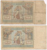 Lengyelország 1929. 10Zl + 1930. 5Zl (2x) + 1931. 20Zl (2x) T:III,III-
Poland 1929. 10 Zlotych + 19...