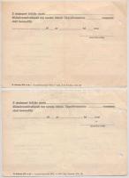 Budapest 1958. "SZÖVOSZ" névre szóló,  földművesszövetkezeti részjegye 50Ft-ról, "Esz...