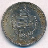 1935. 2P Ag "Rákóczi" T:1- kis patina 
Adamo P7.2