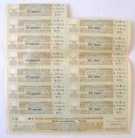 Budapest 1917. "A magyar korona országai 6%-kal kamatozó Járadékkölcsön" államadóssági köt...