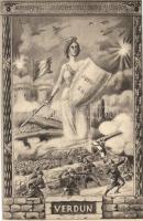 4 db RÉGI első világháborús katonai motívumlap / 4 pre-1945 WWI K.u.K. military postcards