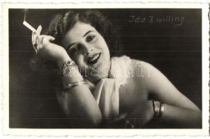 4 db RÉGI színész képeslap / 4 pre-1945 actors and actresses