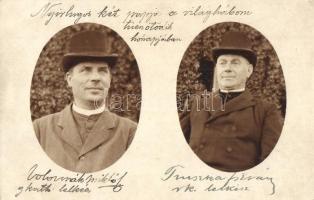 4 db RÉGI vallásos fotó képeslap / 4 pre-1945 religious photo postcards