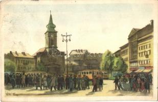16 db VEGYES magyar városképes lap / 16 mixed Hungarian town-view postcards