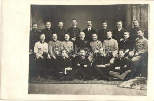 3 db RÉGI fotó képeslap tisztviselőkkel: Sokorópátkai Szabó István, Török Mihály hadicenzor korában ...