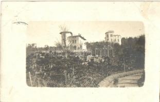 1911 Debrecen (?), Pension Villa Elsa, nyaralók. Ruzicska Gyula photo