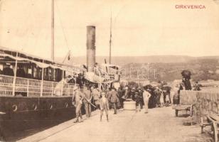 Crikvenica, Cirkvenica - 7 db régi városképes lap / 7 pre-1945 town-view postcards