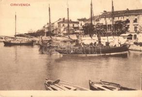 Crikvenica, Cirkvenica - 7 db régi városképes lap / 7 pre-1945 town-view postcards