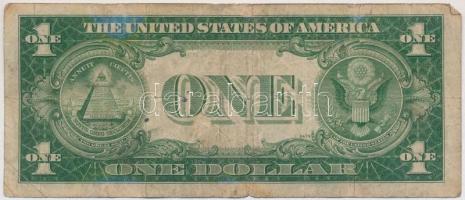 Amerikai Egyesült Államok 1934-1945. (1935A) 1$ "Silver Certificate - kisméretű" sárga pec...