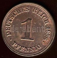 Német Birodalom / Császárság 1898F 1Pf T:3+