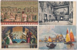 Olaszország 38 db régi városképes lap / Italy 38 old postcards