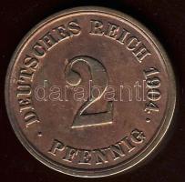 Német Birodalom / Császárság 1904E 2Pf T:3+