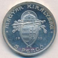 1938. 5P Ag "Szent István" T:2
Adamo P8.1