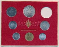 Vatikán 1976. 1L - 500L VI. Pál pápa (7xklf) hiányos forgalmi szett T:1,1-  Vatican 1976. 1 Lire - 500 Lire Paul VI (7xdiff) coin set, without 100 Lire coin C:UNC,AU