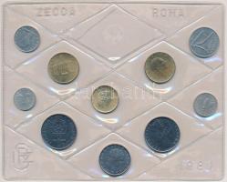 Olaszország 1980-1982. 3db hiányos forgalmi sor, mindegyik 500L Ag nélkül T:1,1-
Italy 1980-1982. 3...