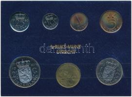 Hollandia 1980. 1c-2 1/2G (6xklf), forgalmi szett tokban, pénzverdei zsetonnal T:1 (eredetileg PP)
...