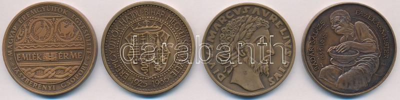 4db-os MÉE emlékérem tétel, benne 1973. "Pest Buda Óbuda Egyesítésének századik évfordulójára&q...