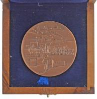 Izrael DN "Knesszet / Jeruzsálem" kétoldalas Br emlékérem, eredeti dísztokban (60mm) T:1-
...