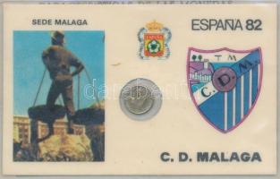 Spanyolország 1980. "Labdarugó VB 1982" szett 50c-100P (6xklf) eredeti tokban tanúsítvánny...