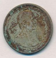 1930. 5P Ag "Horthy jobbra" T:2,2- patina Adamo P8