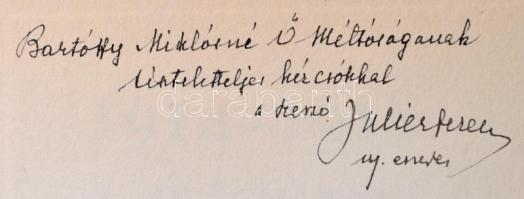 Julier Ferenc: 1914-1918 A világháboru magyar szemmel. Dedikált példány.  Bp. 1933. Magyar Szemle Tá...