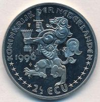 Hollandia 1996. 2 1/2Ec Cu-Ni "Johannes Vermeer" tanúsítvánnyal T:1 (eredetileg PP)
Nethe...