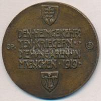 1919. "DEN HEIMGEKEHR TEN KRIEGERN DIE VNGAREN IN MVENCHEN 1919 (Tíz müncheni magyar hadifogoly...