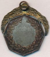 1912. "Rákosszentmihályi Athletikai és Football Club" fém sportérem koszorúval és füllel, ...