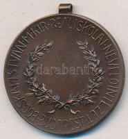 ~1930. "Bocskai István M. Kir. Reáliskolai Nevelőintézet - Budapest" kétoldalas Br díjérem...
