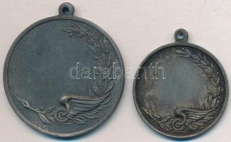 ~1930-1940. "Előre Sport Egyesület" (2x) fém sportdíjérem (36 és 45mm) T:2