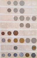 229db-os vegyes külföldi fémpénz tétel albumba rendezve T:vegyes
229pcs of various metal coins in a...