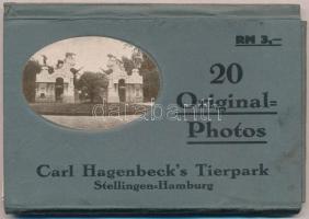 Hamburg, Stellingen, Carl Hagenbecks Tierpark / zoo, 20 pre-1945 postcards in original case