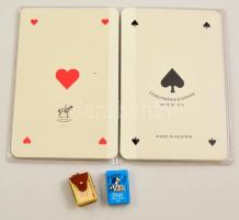 Casino Austria reklámos 24 lapos óriás kártya + 2 pakli 32 illetve 54 lapos minikártya