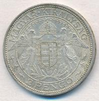 1936. 2P Ag "Madonna" T:2 patina 
Adamo P7