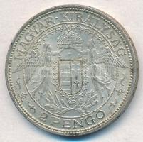 1938. 2P Ag "Madonna" T:2 patina 
Adamo P7